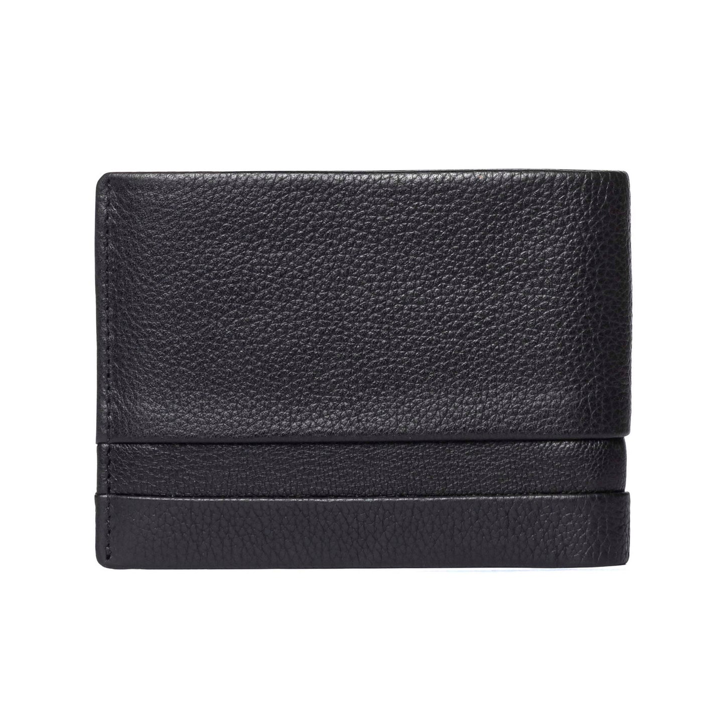Momodesign portafoglio Dollaro in vera pelle nero