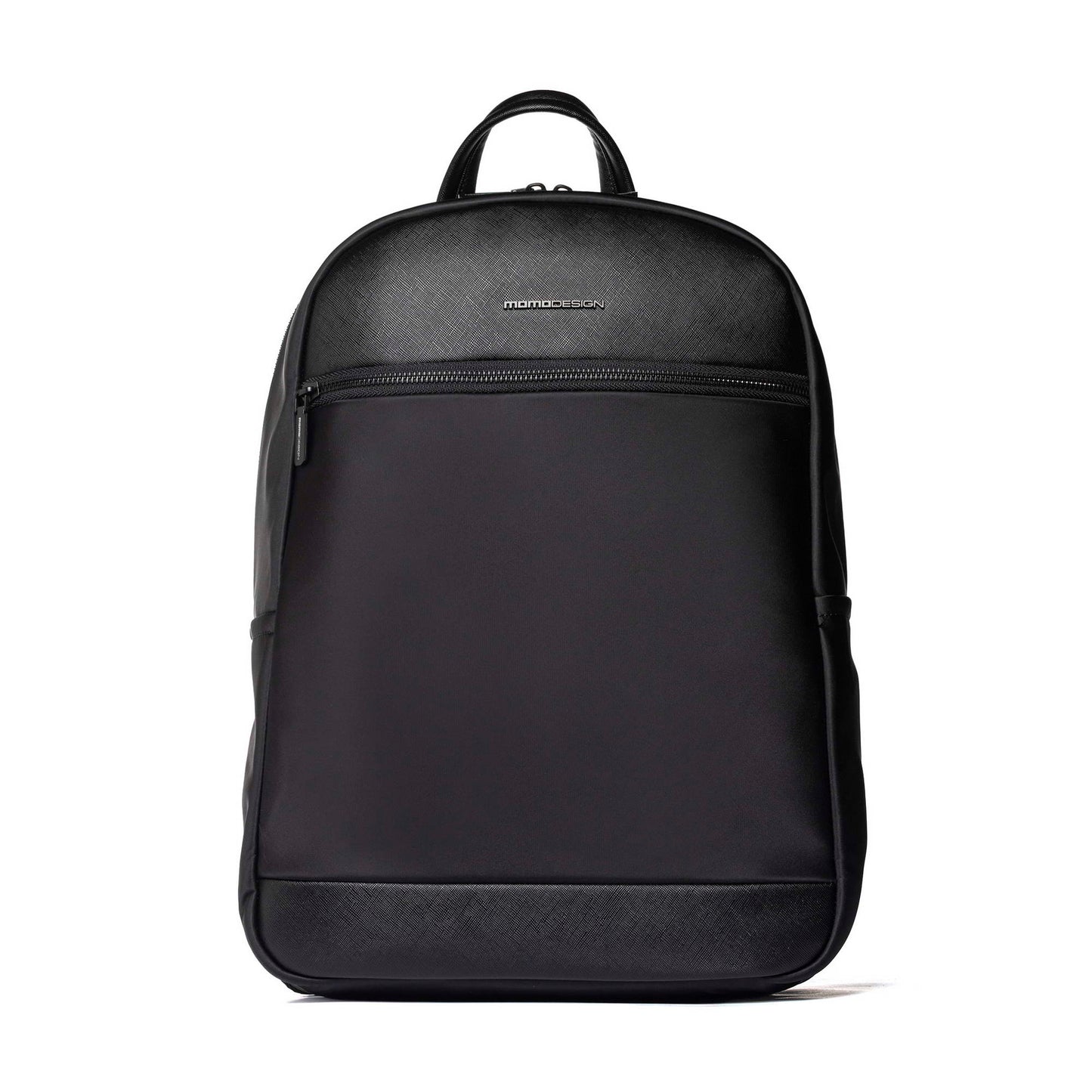 Momodesign zaino business Work saffiano medio in saffiano PU e nylon nero