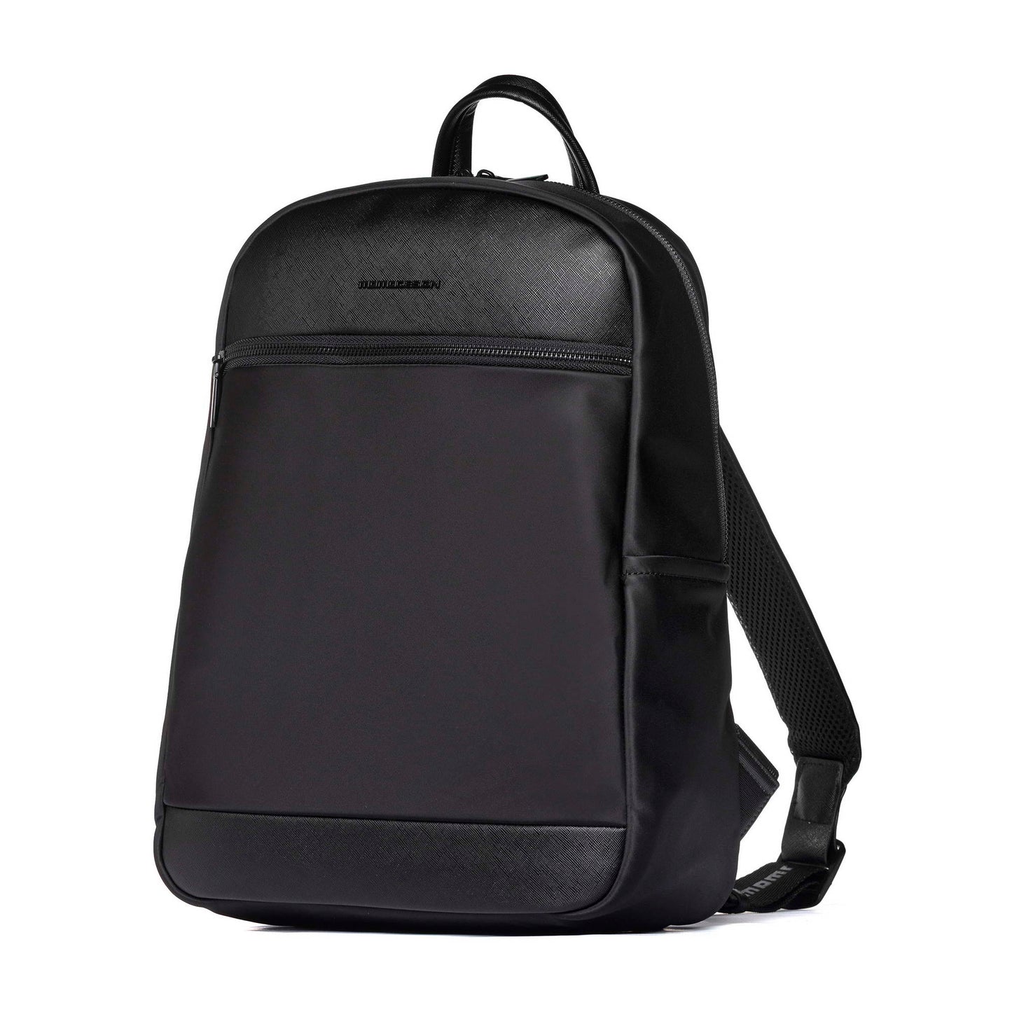 Momodesign zaino business Work saffiano medio in saffiano PU e nylon nero