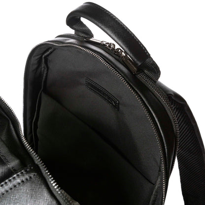 Momodesign zaino business Work saffiano medio in saffiano PU nero