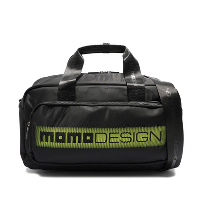 Momodesign Borsone Stripes in nylon nero decal fluo