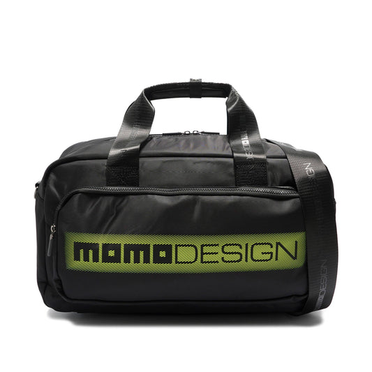 Momodesign Borsone Stripes in nylon nero decal fluo