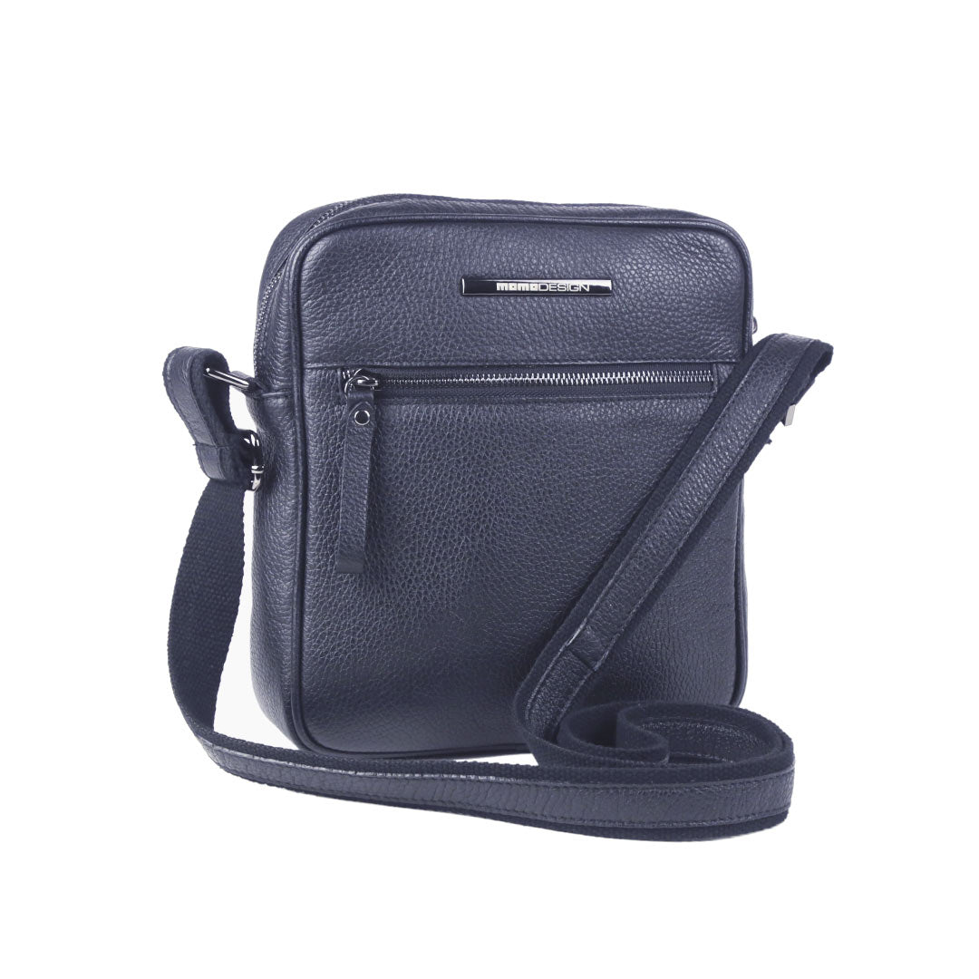 Momodesign Tracolla Dynamic in pelle nero