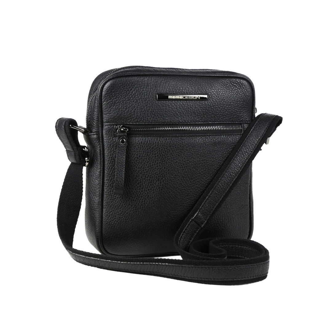 Momodesign Tracolla Dynamic in pelle nero