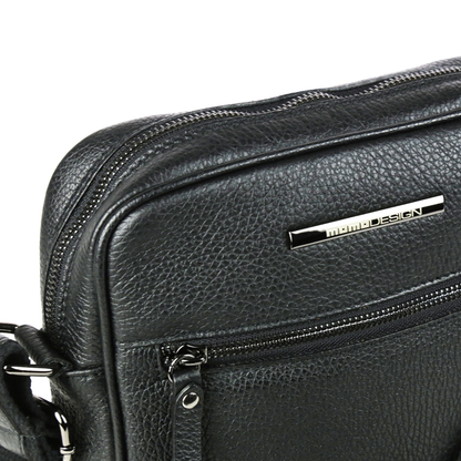 Momodesign Tracolla Dynamic in pelle nero