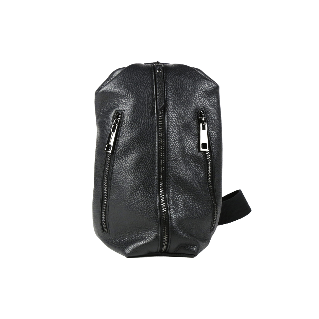 Momodesign Borsa Monospalla Dynamic in Pelle Nero