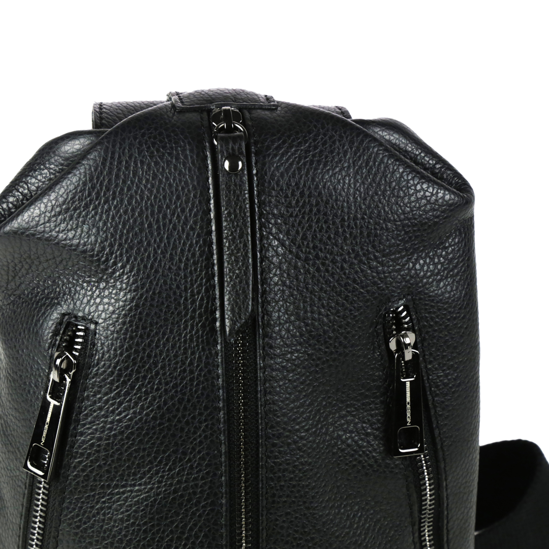 Momodesign Borsa Monospalla Dynamic in Pelle Nero