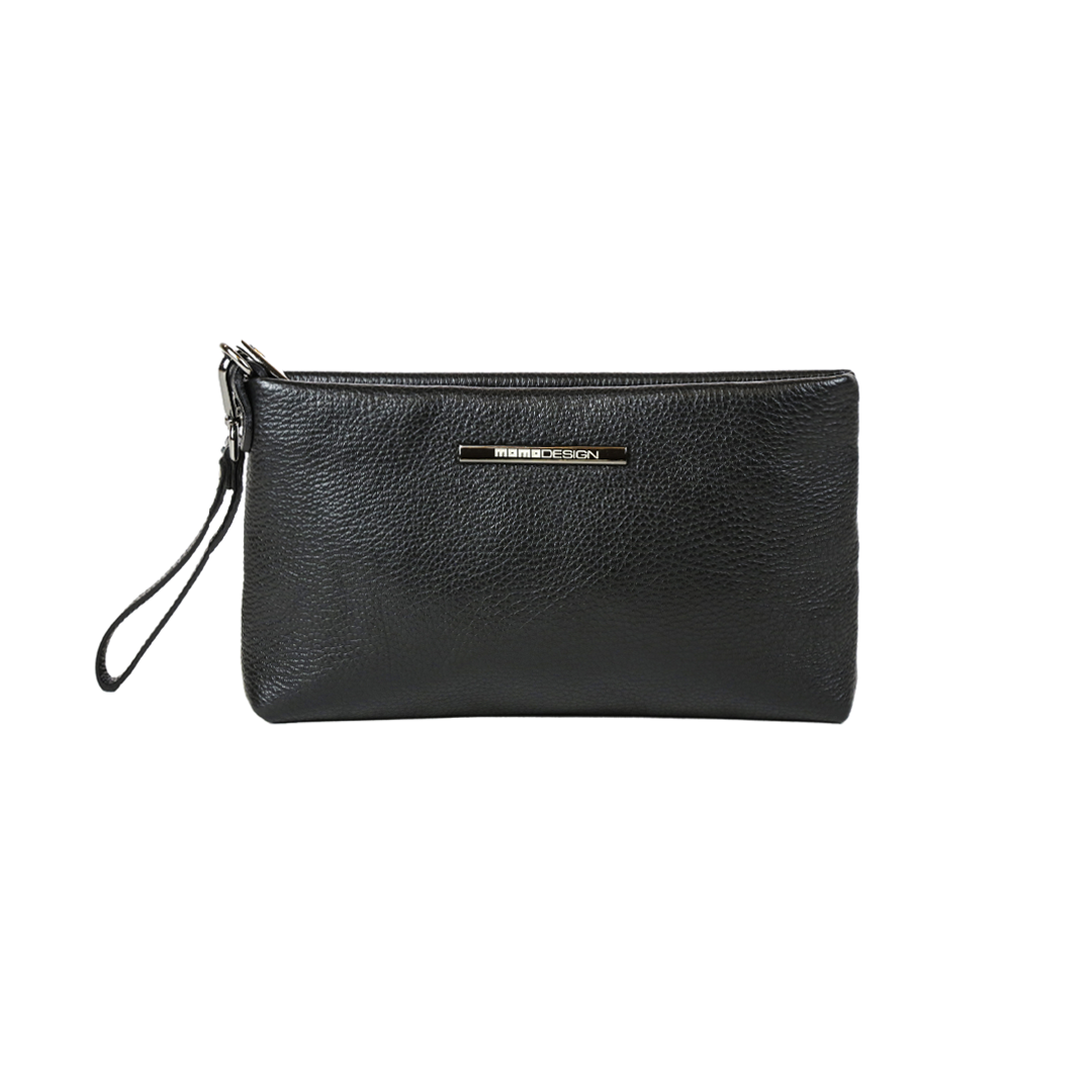Momodesign Pouch Dynamic in Pelle Nero