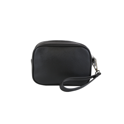 Momodesign Pouch Business Piccola Unico in Saffiano Nero