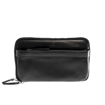 Momodesign Pouch in vera pelle Logo