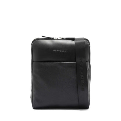 Momodesign Tracolla Essenziale in Pelle Nera