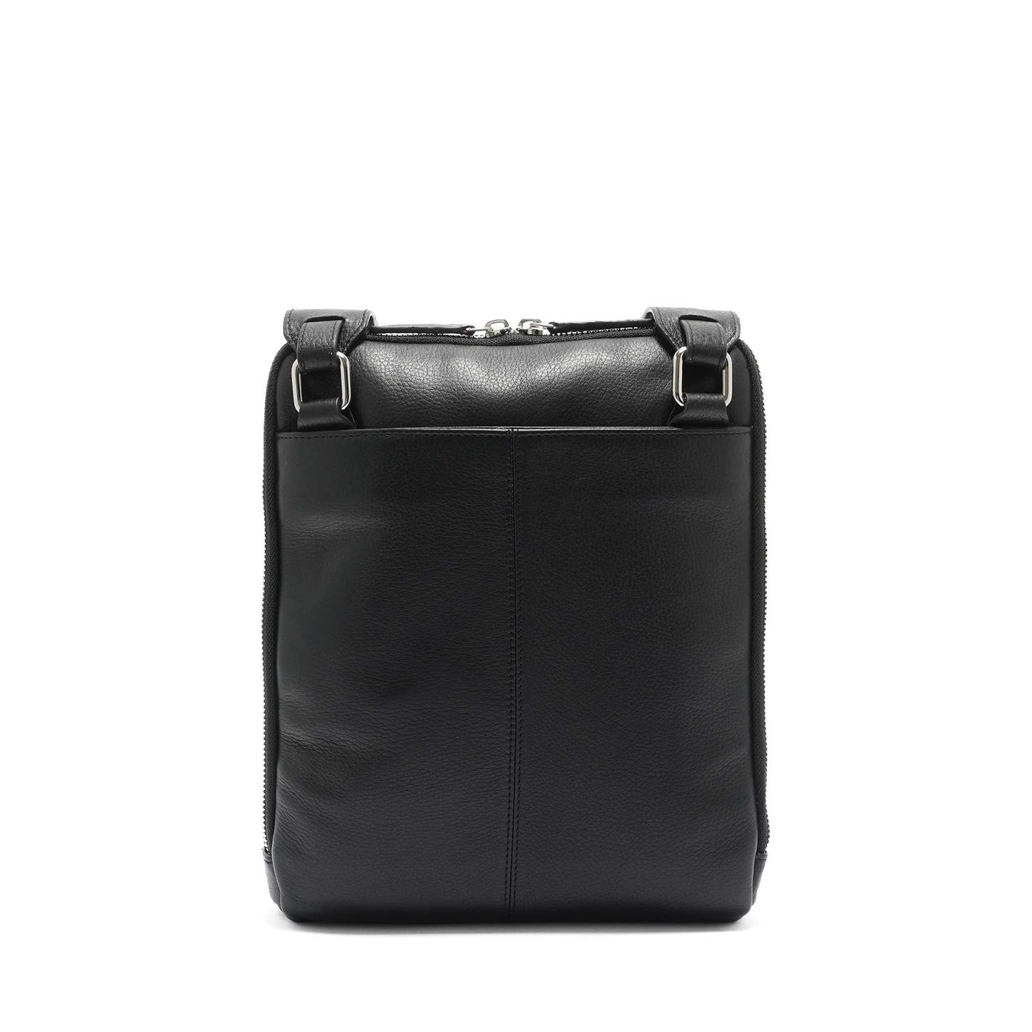Momodesign Tracolla Essenziale in Pelle Nera