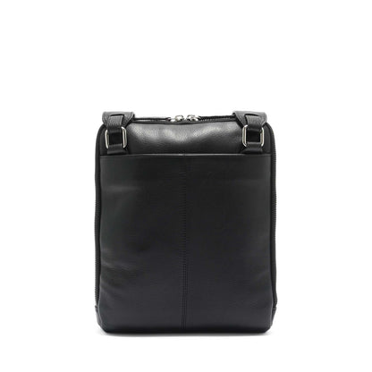 Momodesign Tracolla Essenziale in Pelle Nera