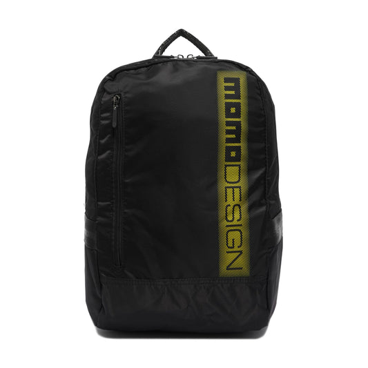 Momodesign Zaino Sportivo Gear Nero / Giallo stripes
