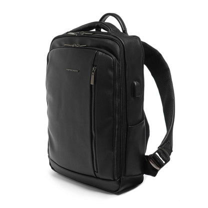 Momodesign zaino Unico business in saffiano nero