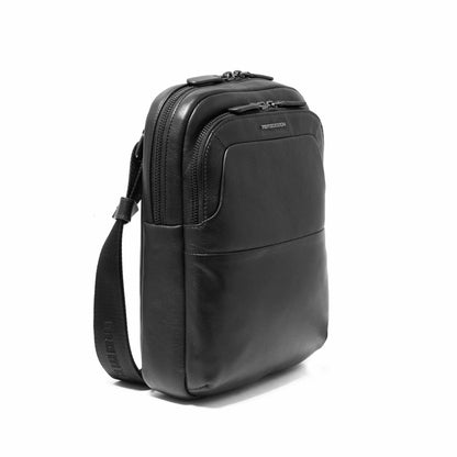 Momodesign Tracolla Madrid in Pelle Nera