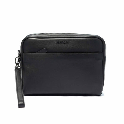 Momodesign Pouch Madrid in Pelle Blu