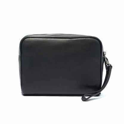Momodesign Pouch Madrid in Pelle Blu