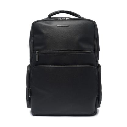 Momodesign Zaino Business Unico grande in saffiano nero