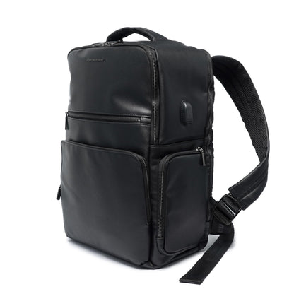 Momodesign Zaino Business Unico grande in saffiano nero
