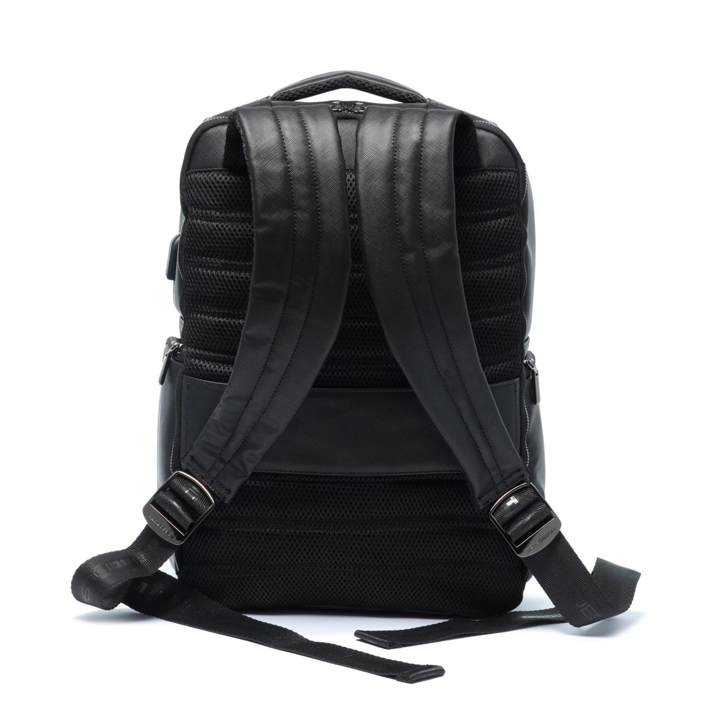 Momodesign Zaino Business Unico grande in saffiano nero