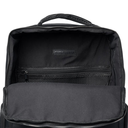 Momodesign Zaino Business Unico grande in saffiano nero