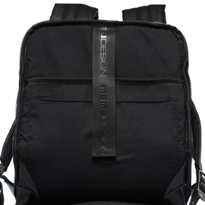 Momodesign Zaino Business Unico grande in saffiano nero