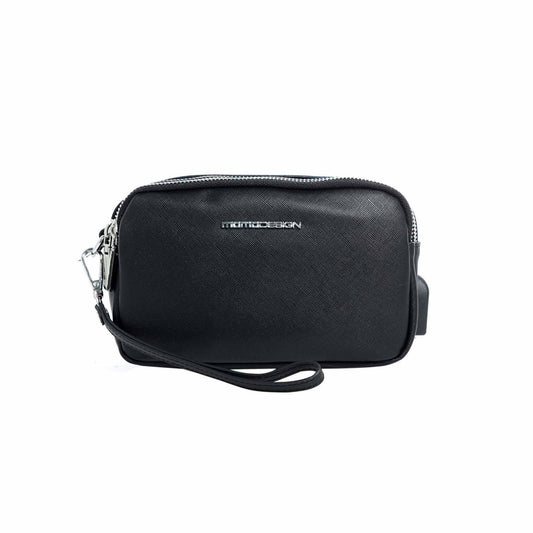 Momodesign Pouch Business Unico in Saffiano Nero