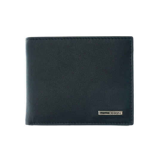 Momodesign Portafoglio in vera Pelle blu
