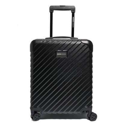 MOMODESIGN Trolley Cosmo S nero opaco con rigatura 3d