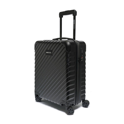 MOMODESIGN Trolley Cosmo S nero opaco con rigatura 3d
