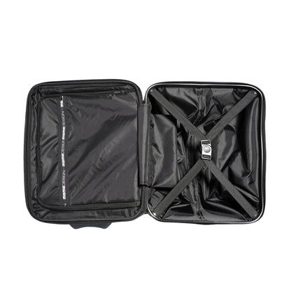 MOMODESIGN Trolley Cosmo S nero opaco con rigatura 3d