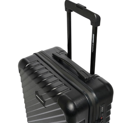 MOMODESIGN Trolley Cosmo S nero opaco con rigatura 3d