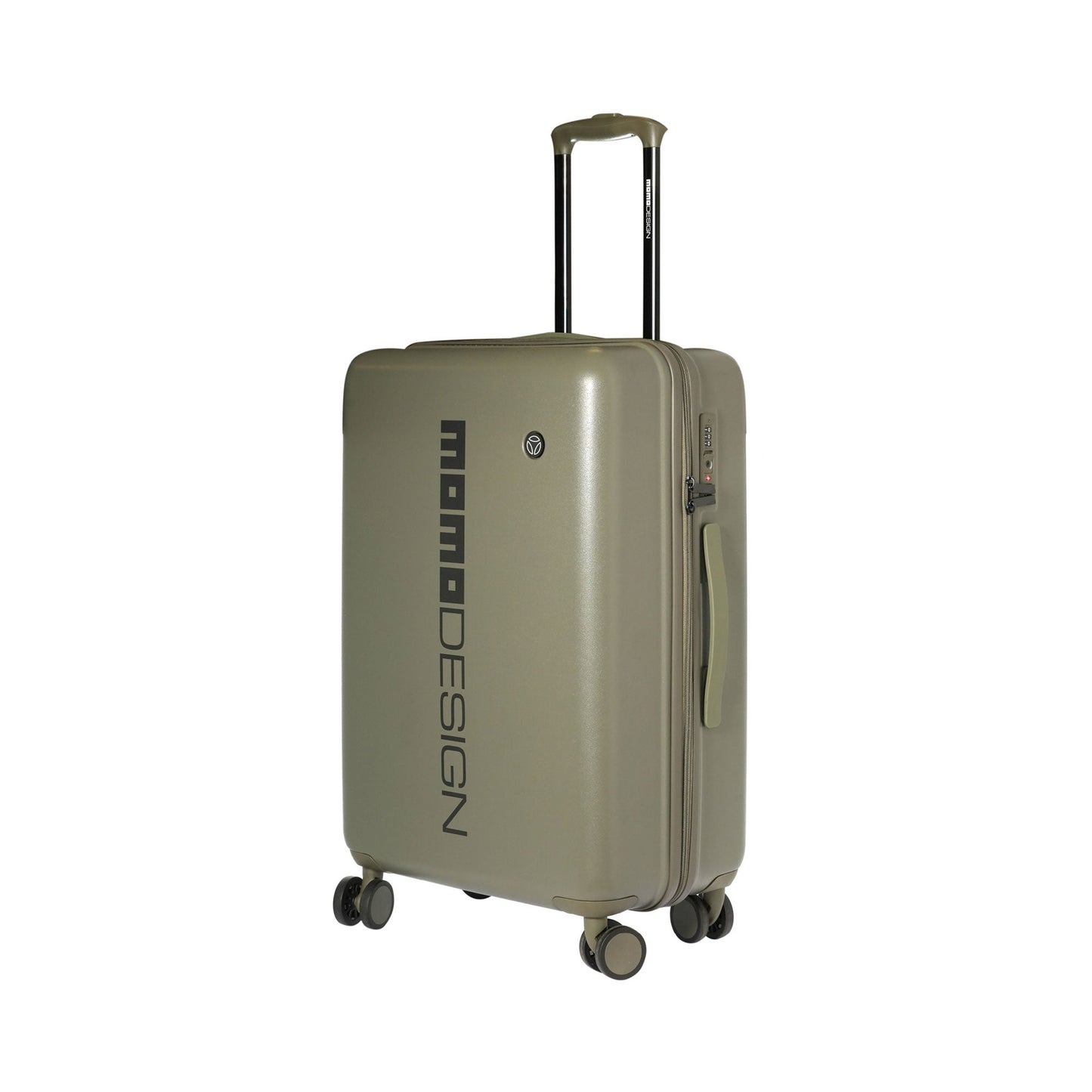 MOMODESIGN Trolley medio verde militare decal nera