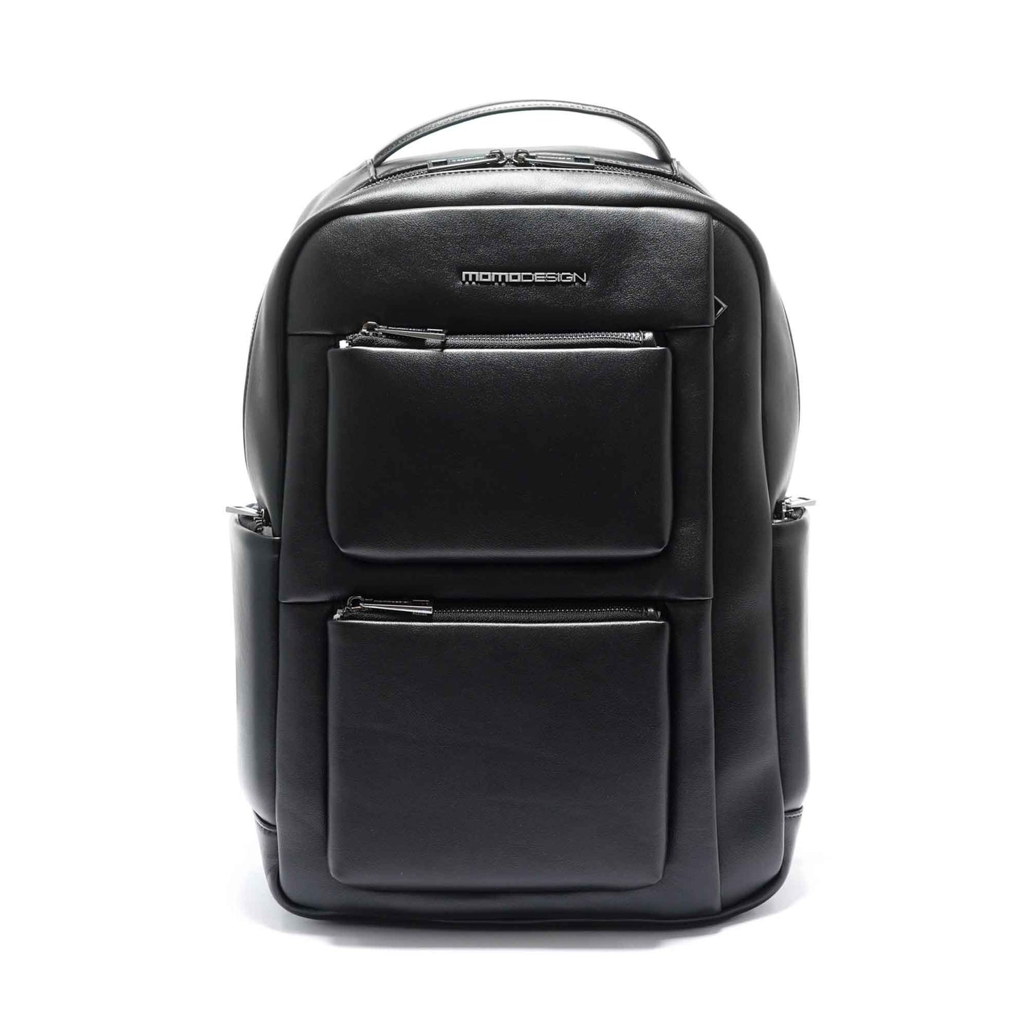 Momodesign Zaino Business in nappa pu 2 tasche nero