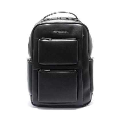 Momodesign Zaino Business in nappa pu 2 tasche nero