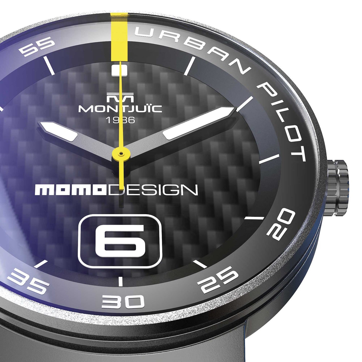 MOMODESIGN X Montjuïc Orologio Urban Pilot SANDBLASTED