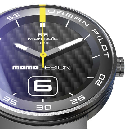 MOMODESIGN X Montjuïc Orologio Urban Pilot SANDBLASTED