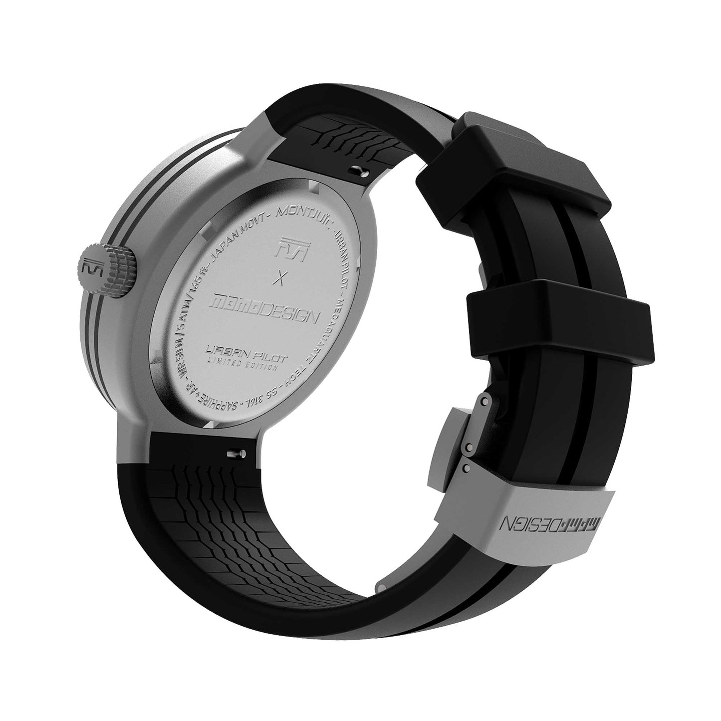 MOMODESIGN X Montjuïc Orologio Urban Pilot SANDBLASTED