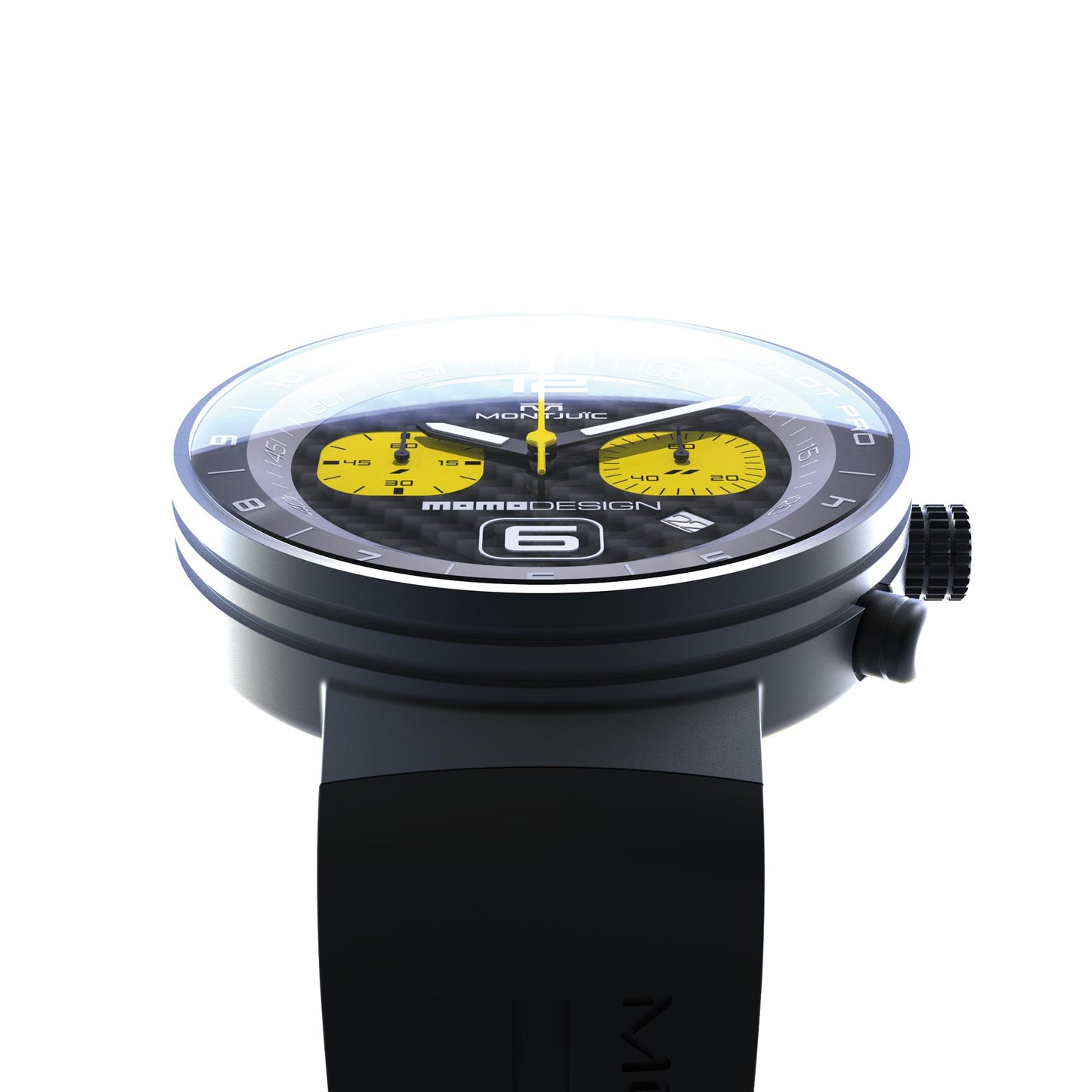 MOMODESIGN X Montjuïc Orologio Urban Pilot PRO CHRONO SANDBLASTED