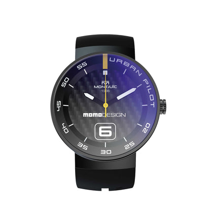 MOMODESIGN X Montjuïc Orologio Urban Pilot BLACK PVD