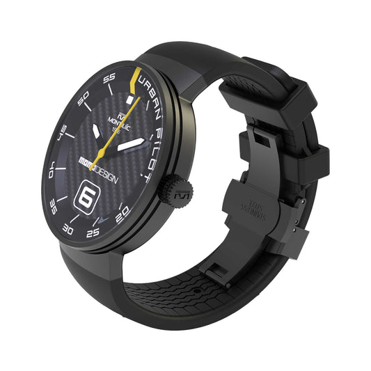 MOMODESIGN X Montjuïc Orologio Urban Pilot BLACK PVD