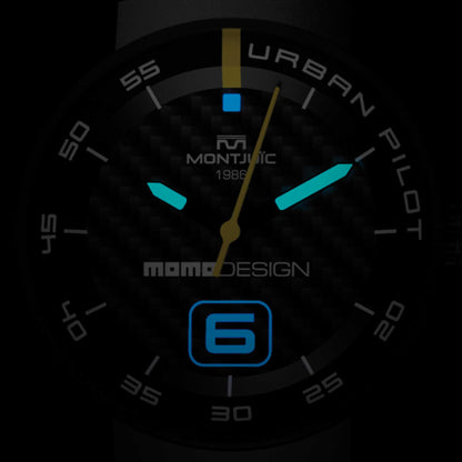 MOMODESIGN X Montjuïc Orologio Urban Pilot BLACK PVD