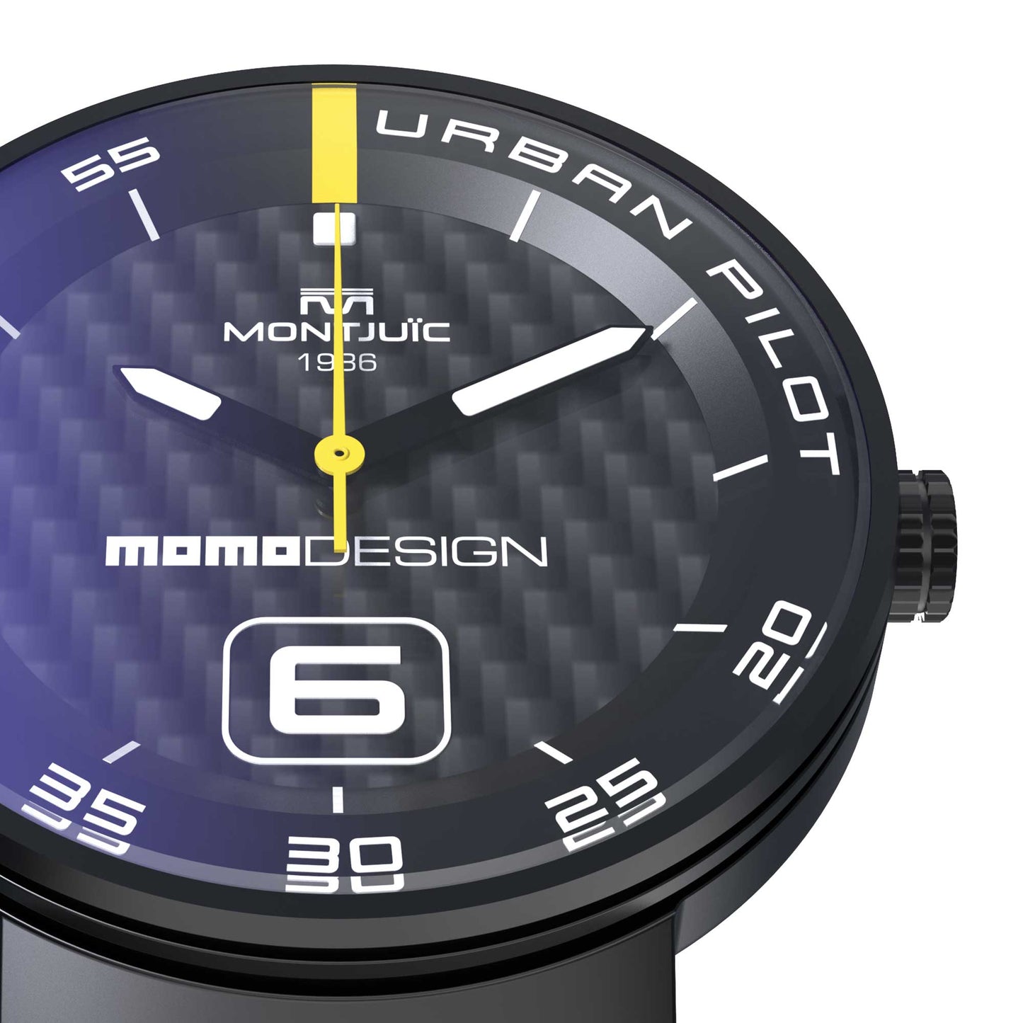 MOMODESIGN X Montjuïc Orologio Urban Pilot BLACK PVD