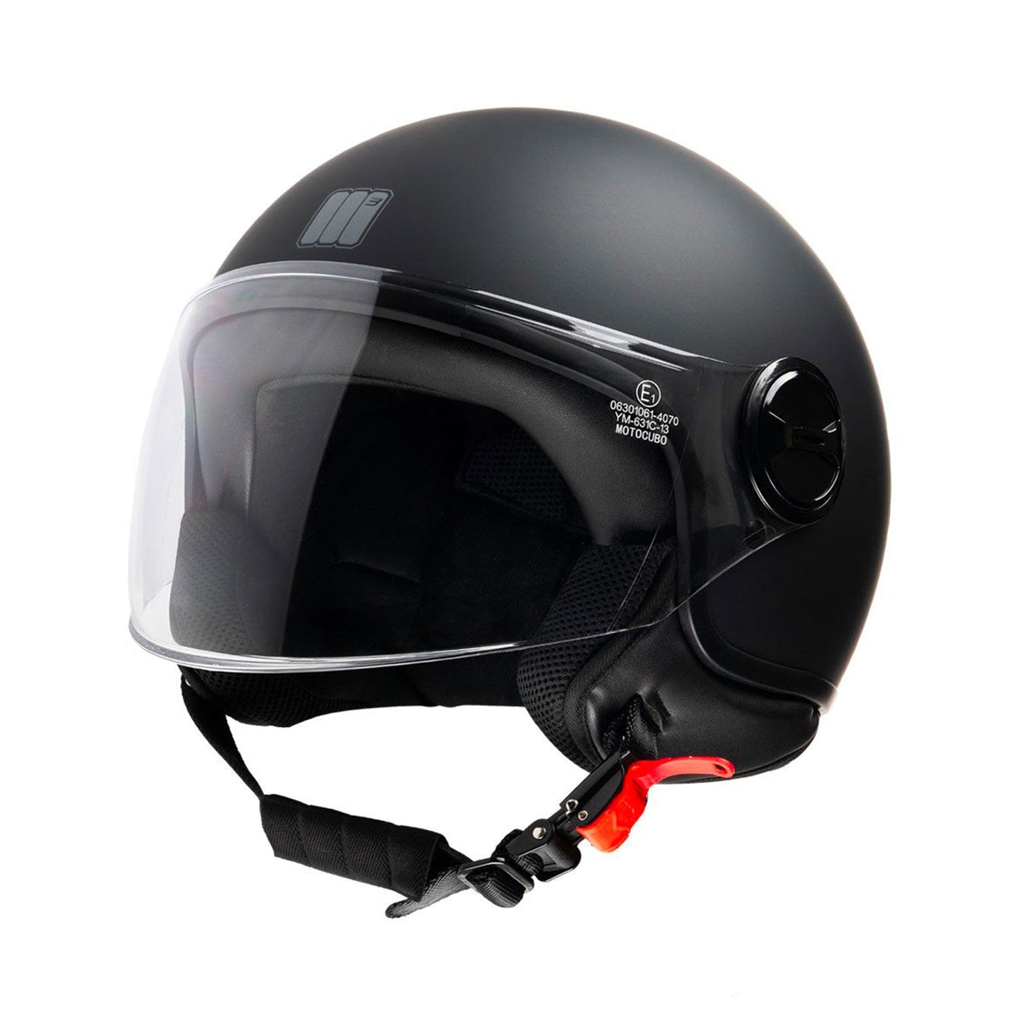 Motocubo Bat 22.06 Helmet Black Matt