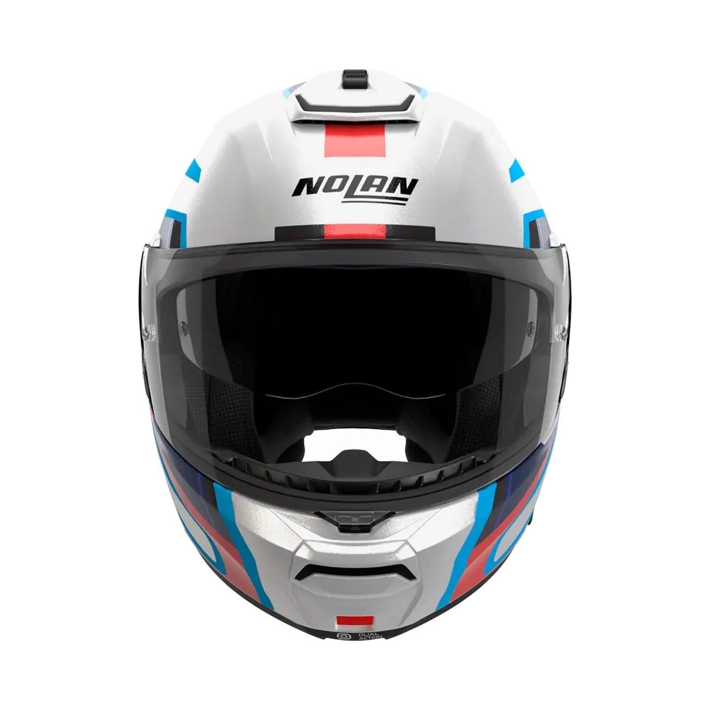 Nolan N100-6 Helmet Radiante 358 White/Blue/Red Gloss