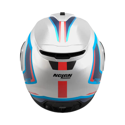 Nolan N100-6 Helmet Radiante 358 White/Blue/Red Gloss