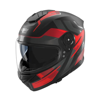 Nolan N80-8 Helmet Trittico 357 Black/Red/Anthracite Matt