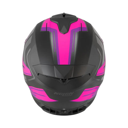 Nolan N80-8 Helmet Trittico 358 Black/Fuchsia/Anthracite Matt