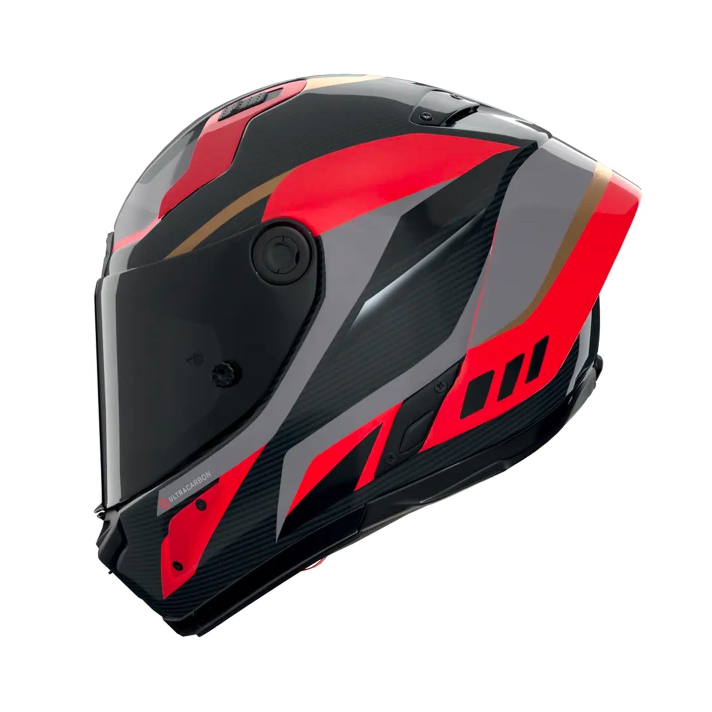 Nolan X-804 RS Helmet Lesmo 362 Red/Grey/Gold